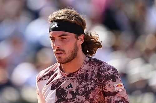 Stefanos Tsitsipas at the Barcelona Open Banc Sabadell 2023