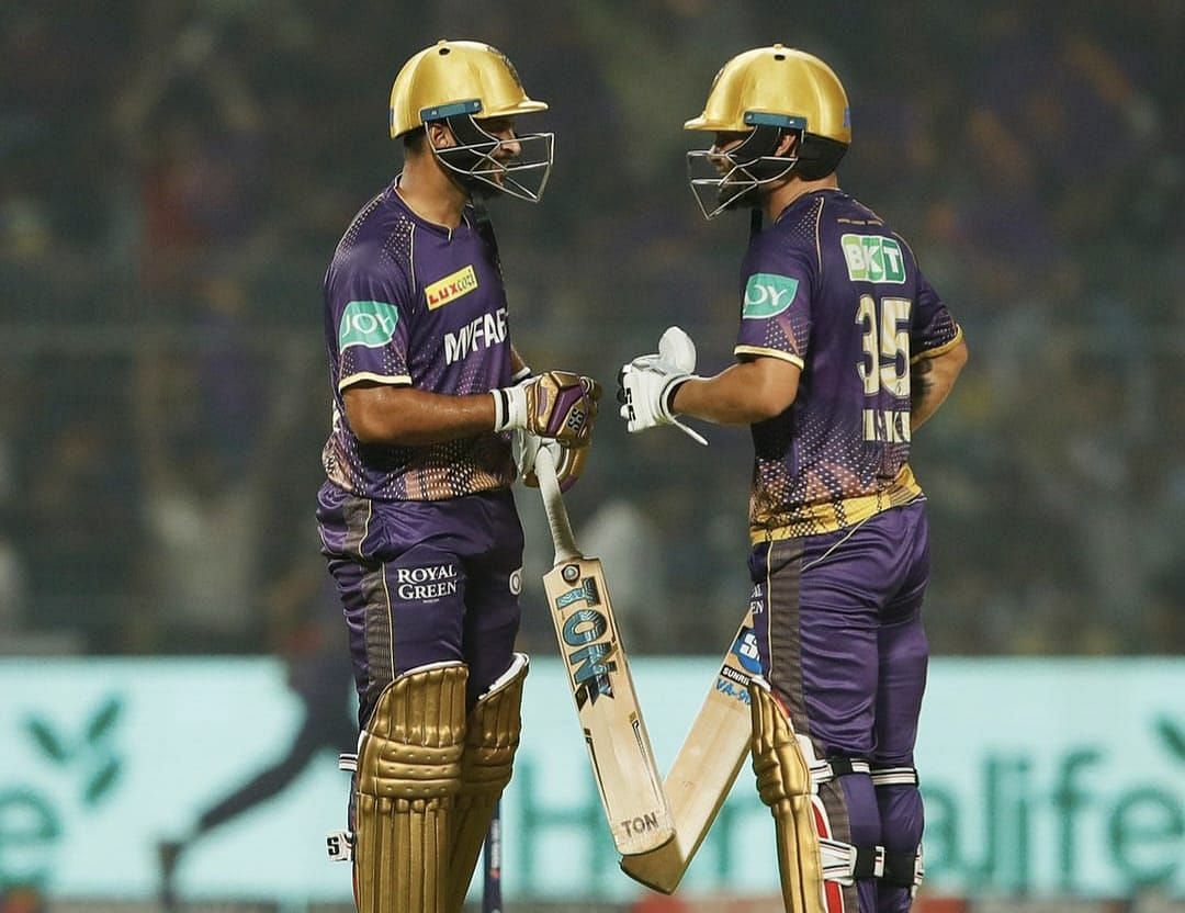 Shardul Thakur and Rinku Singh struck the highest 7th-wicket partnership in IPL cricket. [Pic Credit - IPL]