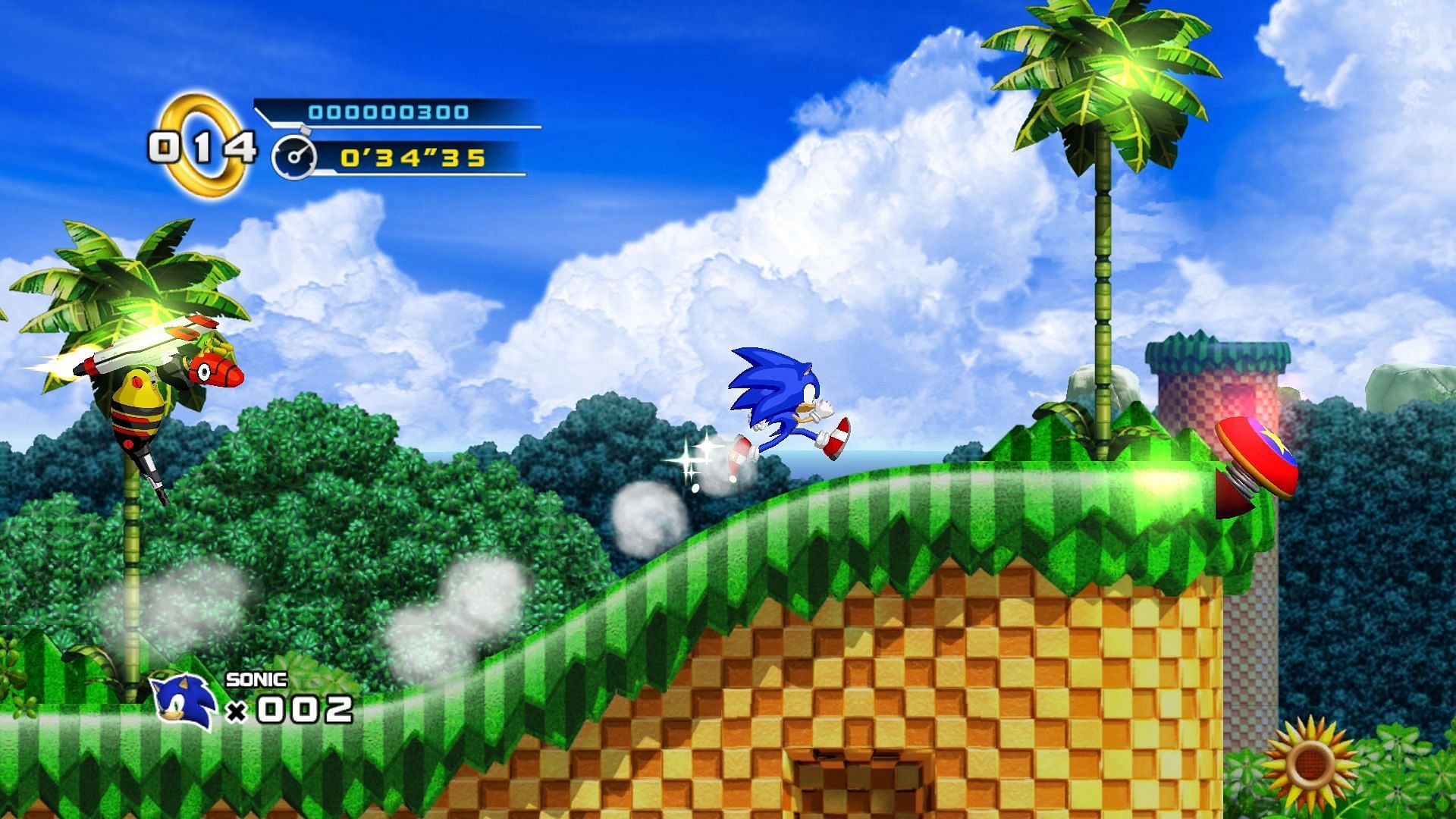 Original Sonic the Hedgehog gameplay (Image via Sega)