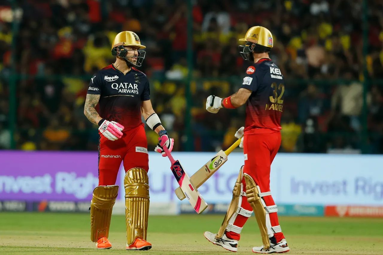 Faf du Plessis of RCB. Courtesy: IPL