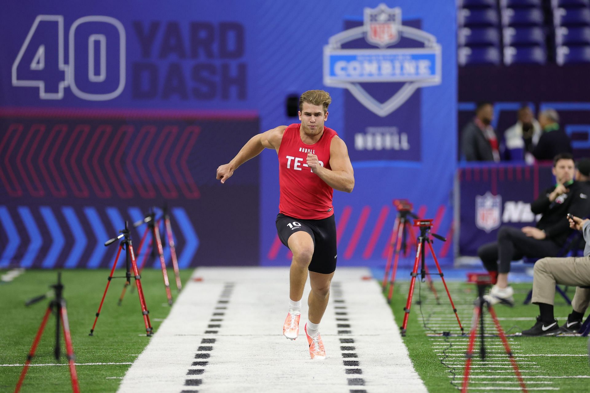 Mayer at the NFL Combine