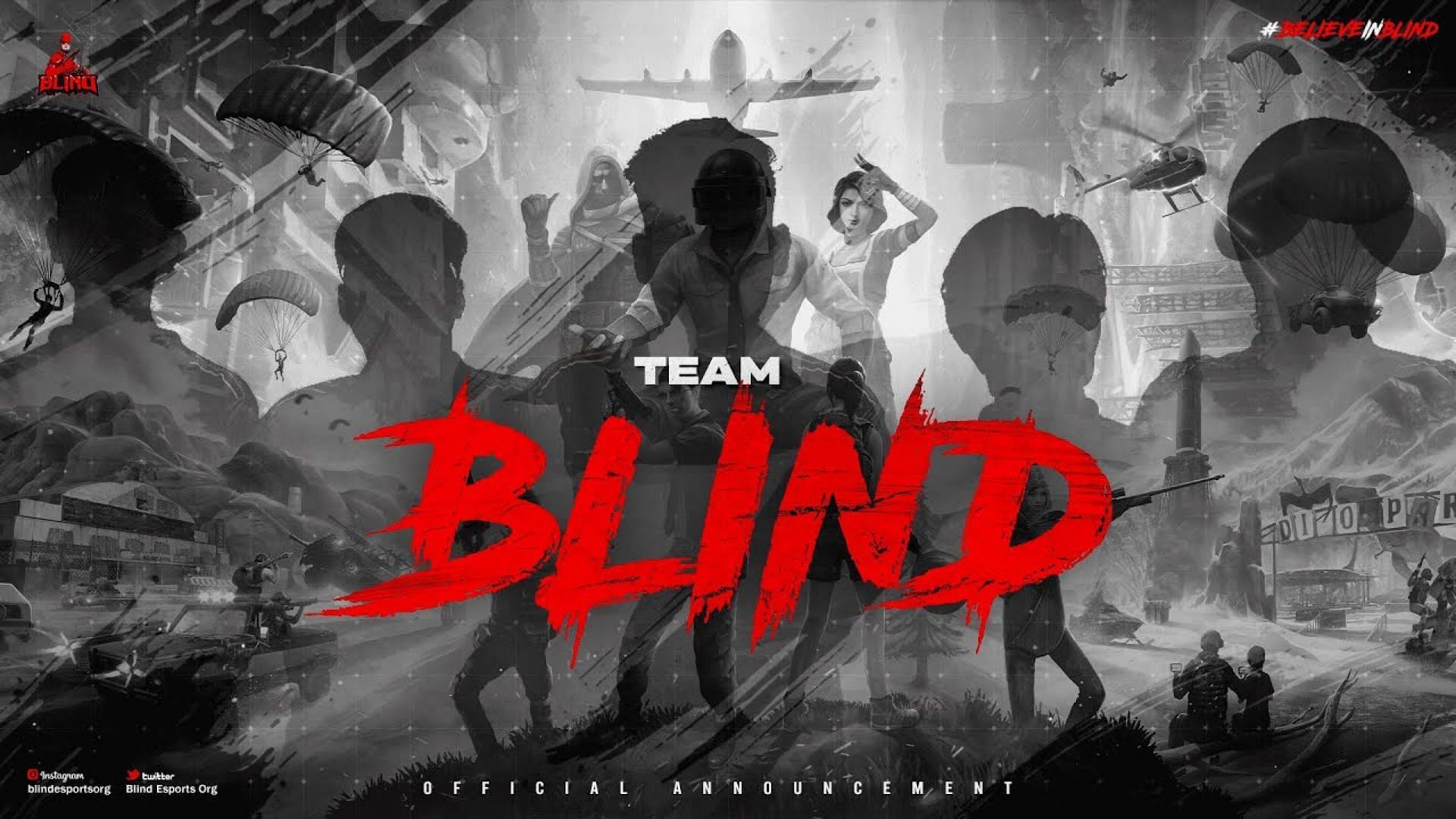 Blind Esports revealed their new BGMI squad (Image via YouTube/Blind Esports)