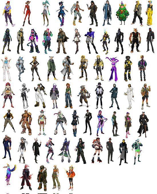 Latest Fortnite Survey Reveals More Than 60 New Skins