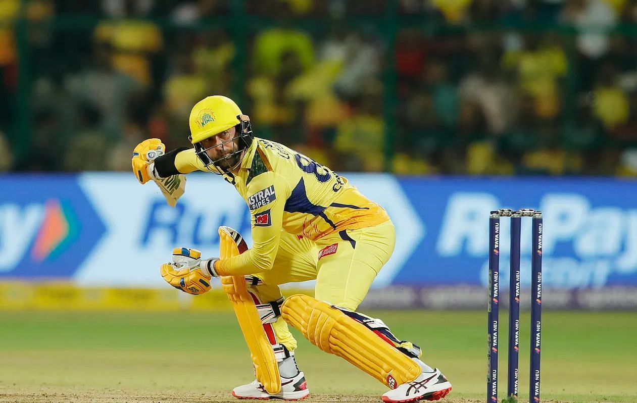 Devon Conway batted through the CSK innings to steer them home