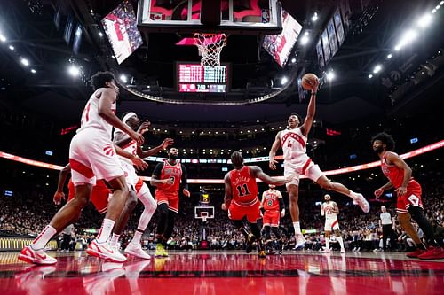 The play-in matchup will be the 103rd game between the two teams. (Image via Getty Images)