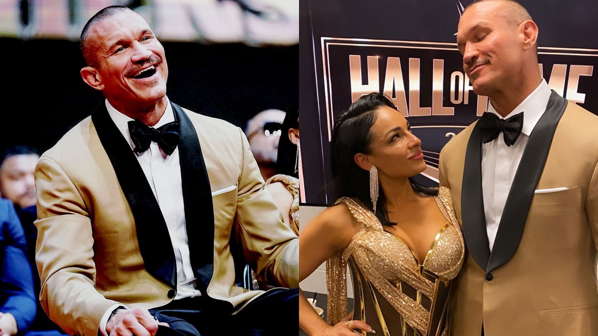WWE Superstar Randy Orton with his wife, Kim