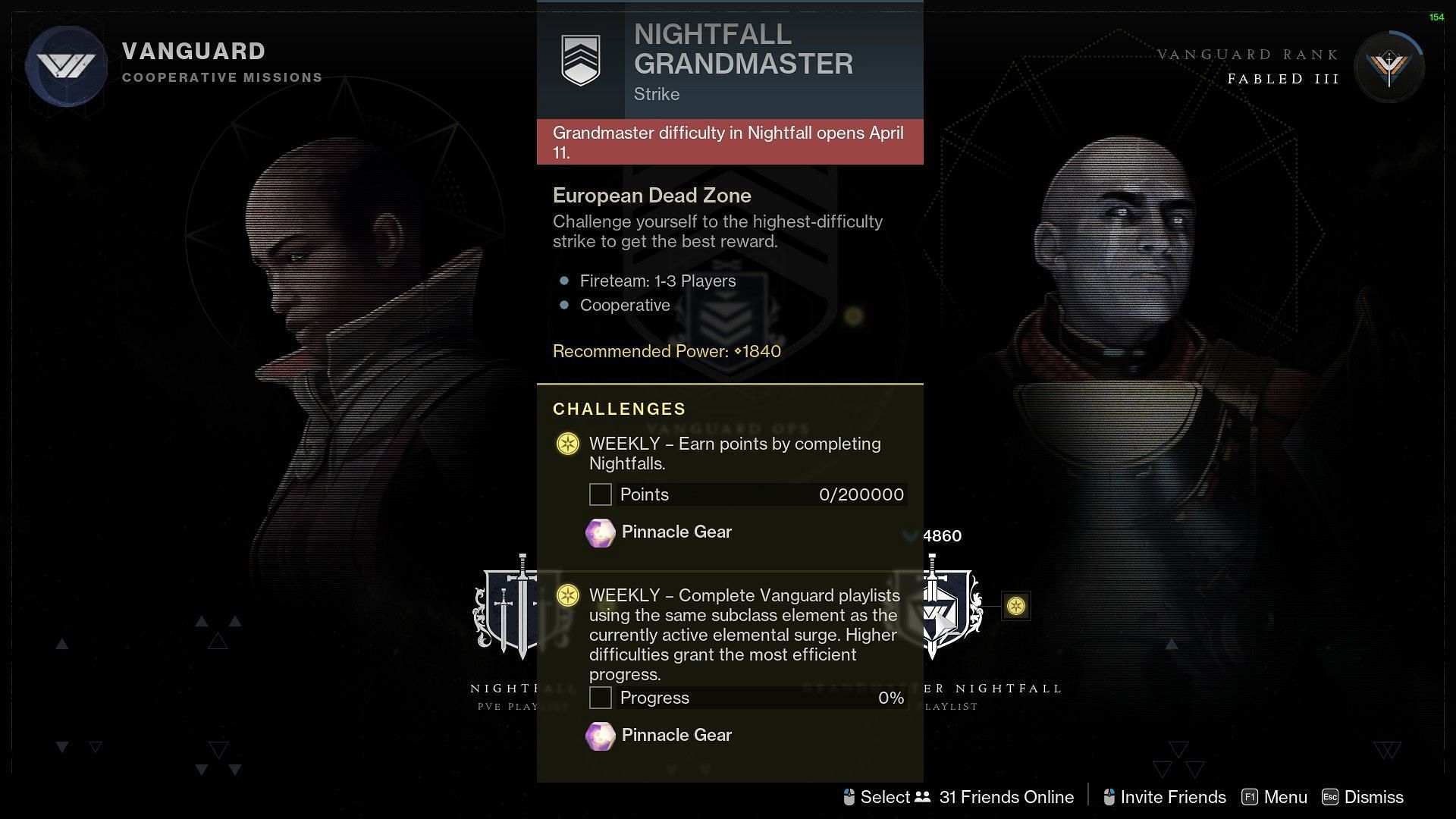 Grandmaster Nightfall node (Image via Destiny 2)