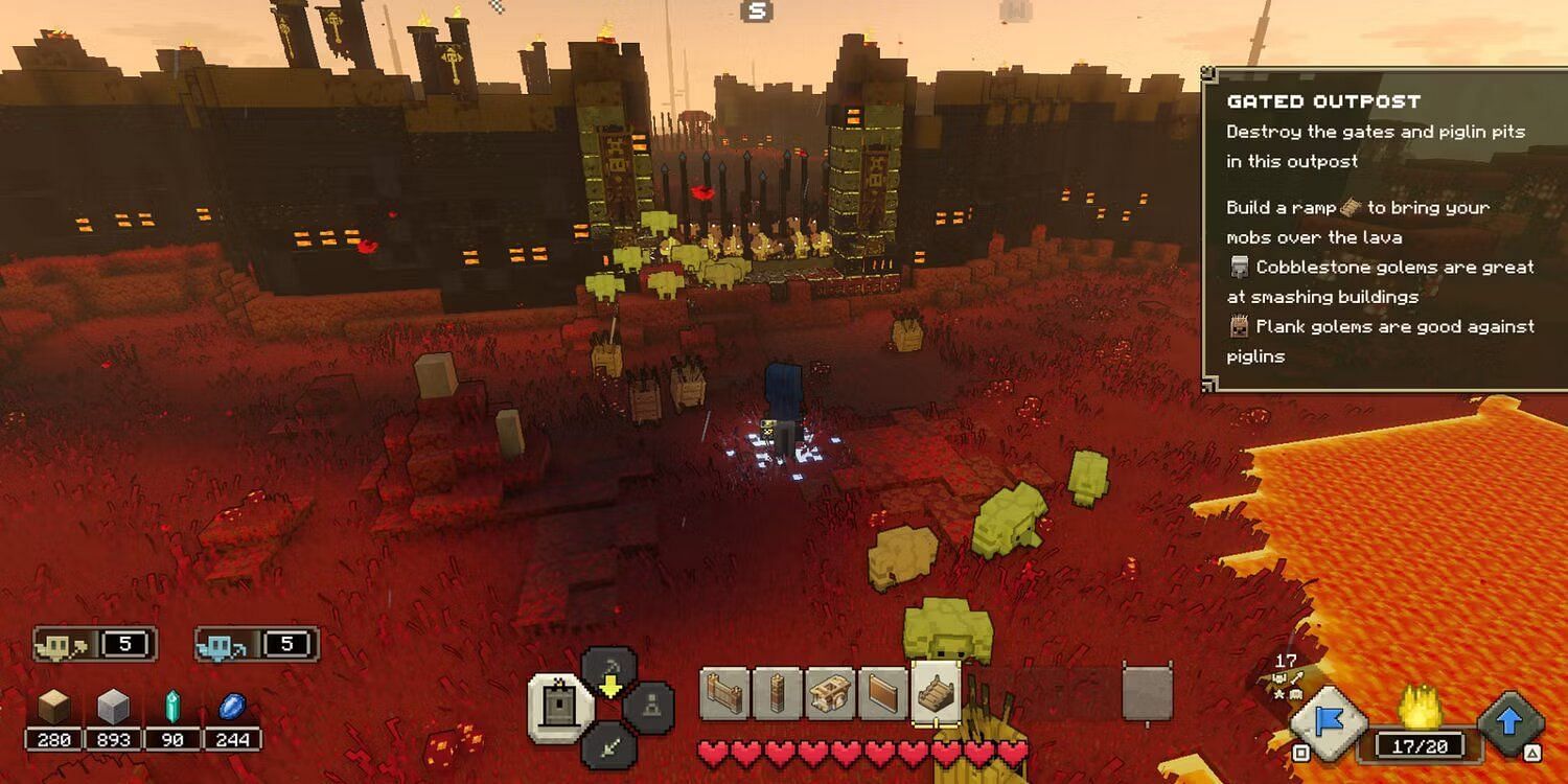 The Gated Outpost is last (Image via Mojang)