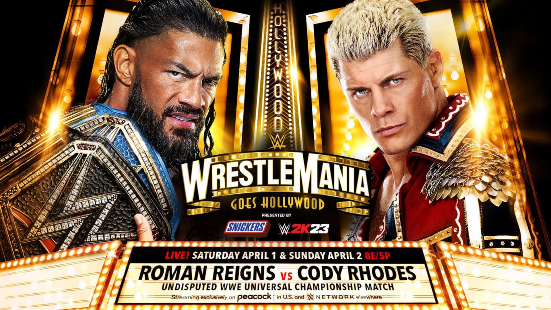 Roman Reigns and Cody Rhodes will main event, but how does the rest of the WrestleMania card pan out?
