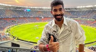 [Picture] “Boom Boom Bumrah” – Jasprit Bumrah attends IPL 2023 game between MI and GT at world’s largest cricket stadium