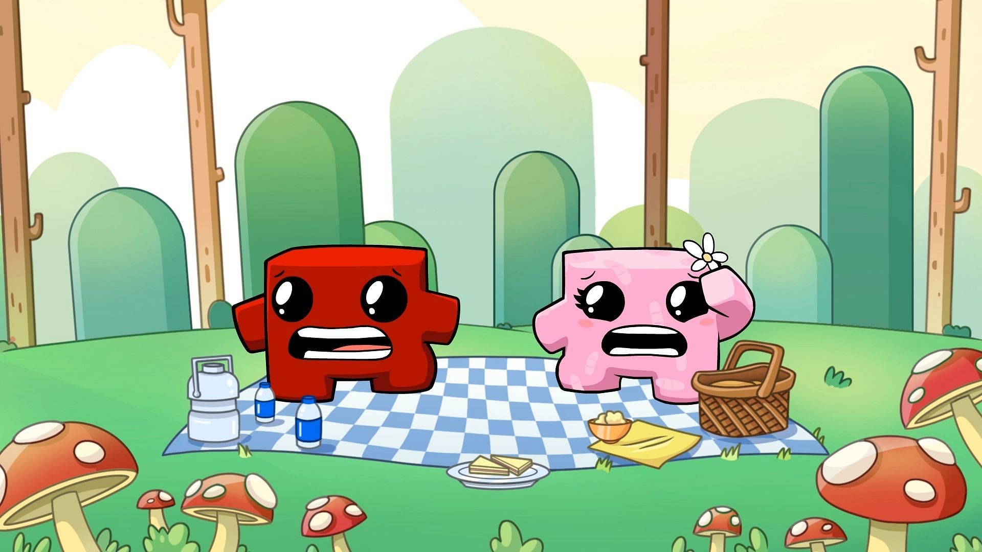 Super Meat Boy Forever (Image via Team Meat)