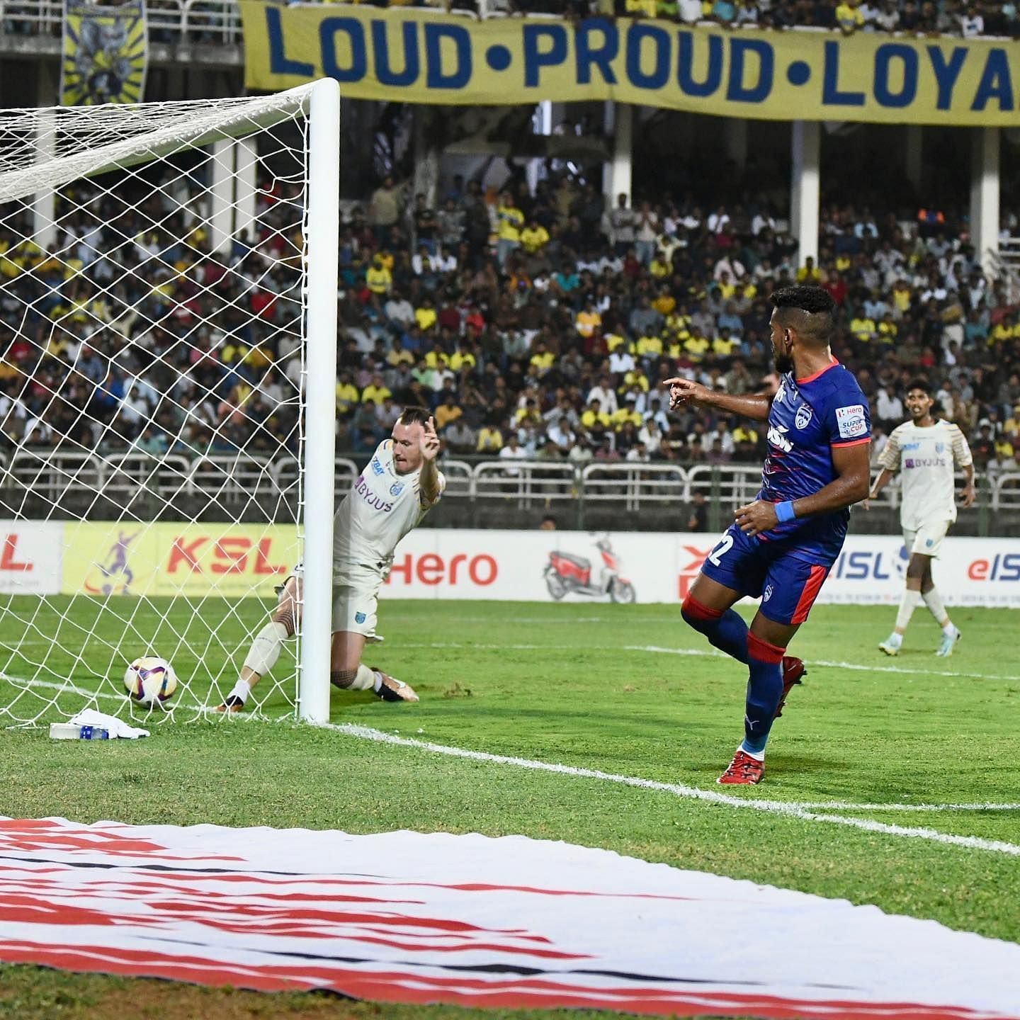 Roy Krishna scored for BFC in the first half (Image courtesy: AIFF Media)