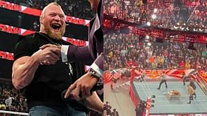 WWE Raw में Brock Lesnar ने लगाई ऑफिशियल्स के पीछे दौड़, वीडियो देखकर आप भी हंस-हंस कर हो जाएंगे लोटपोट