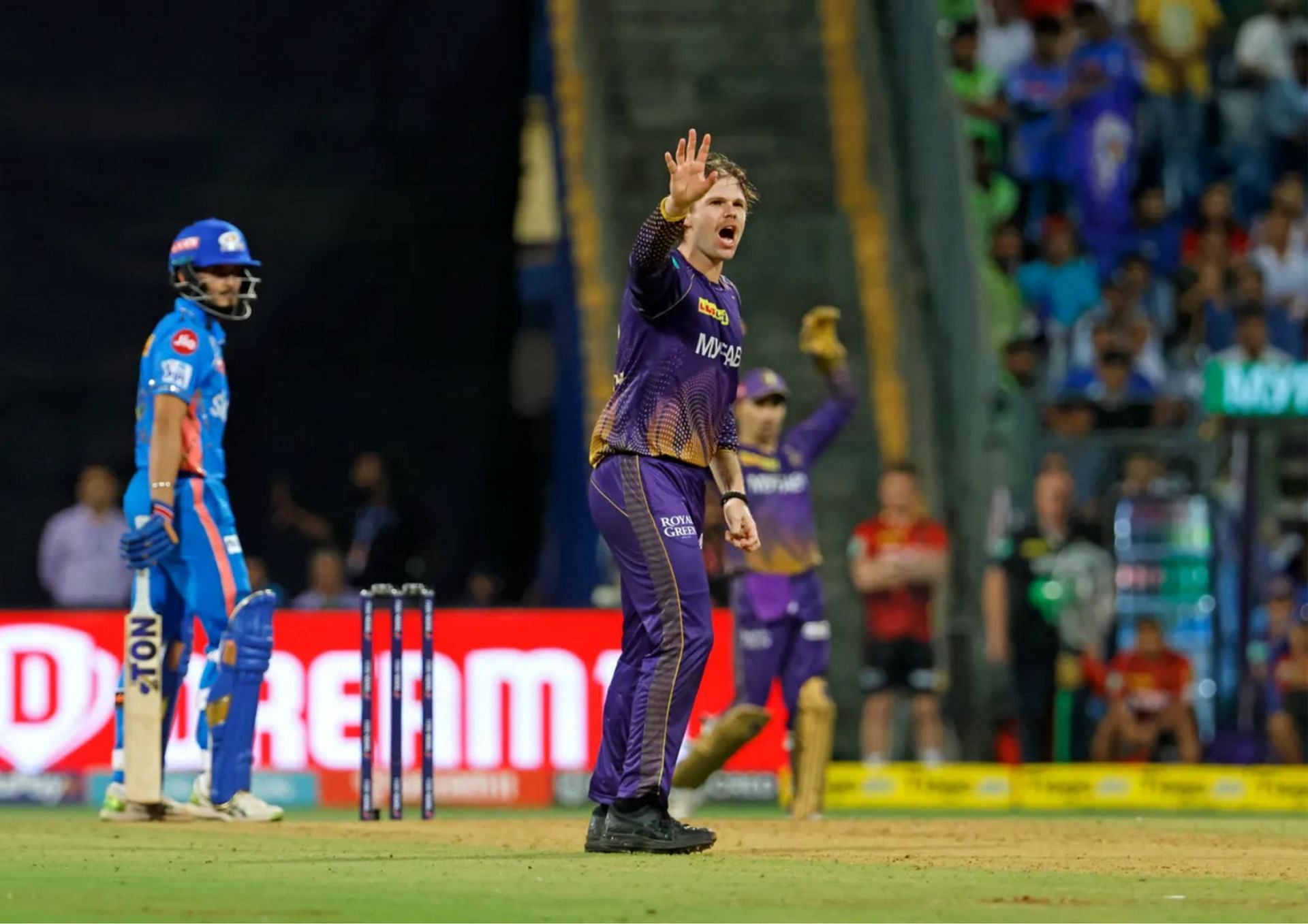 Lockie Ferguson was surprisingly introduced late into the attack, by which time KKR had plenty of work to do (Picture Credits: BCCI).