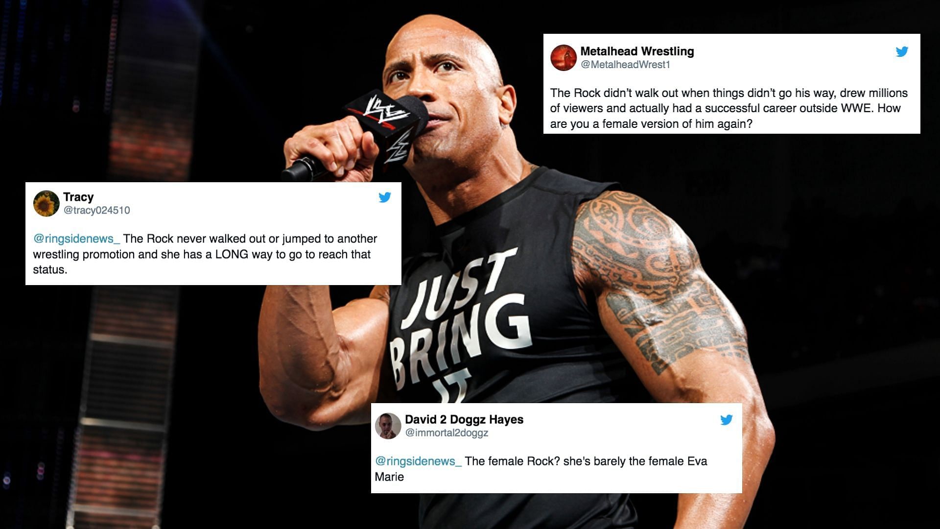 The Rock is one of WWE