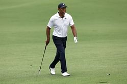 How did Tiger Woods perform in Masters 2023 Round 1?