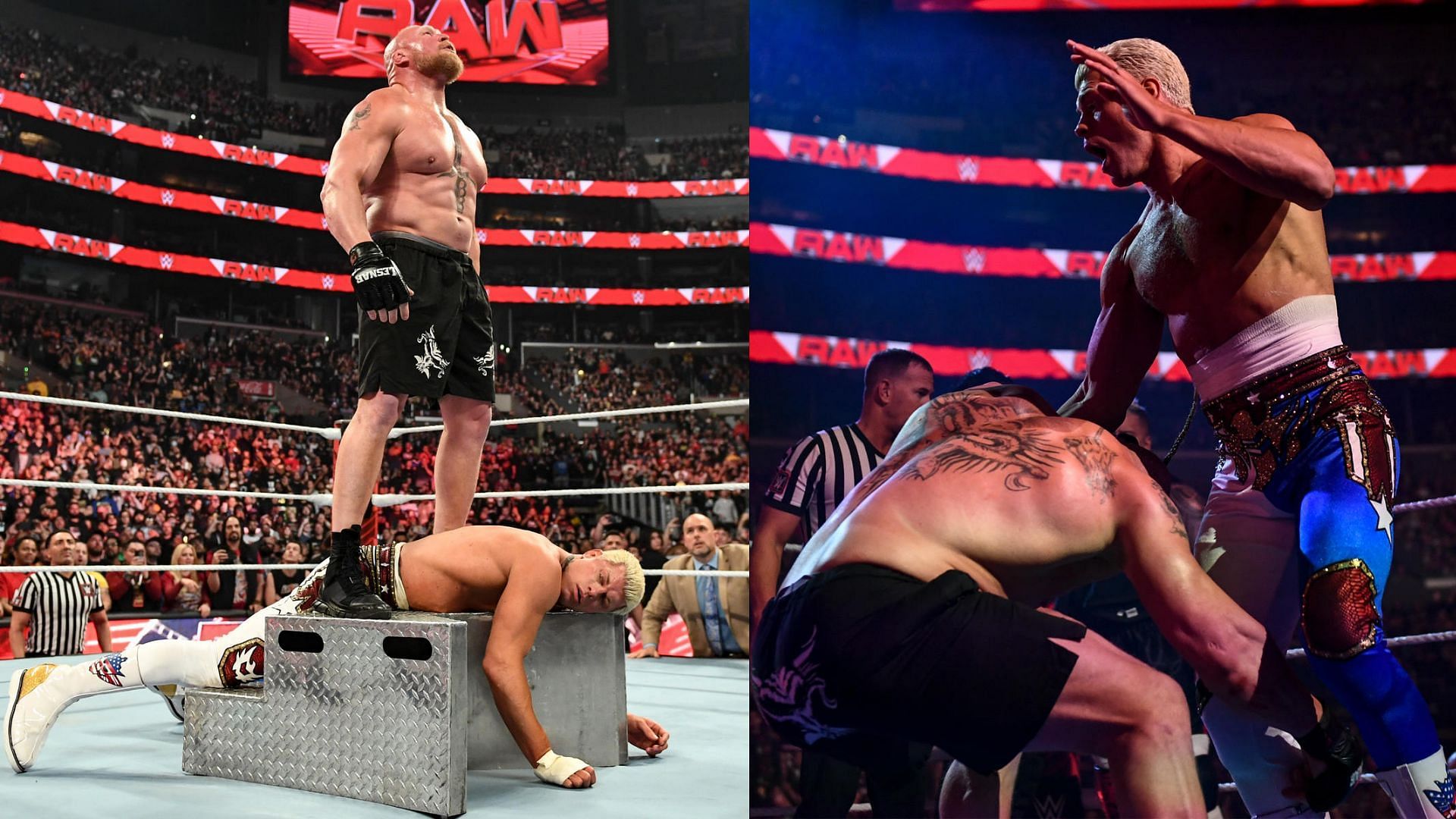 Brock Lesnar and Cody Rhodes shared quite the segment on WWE RAW