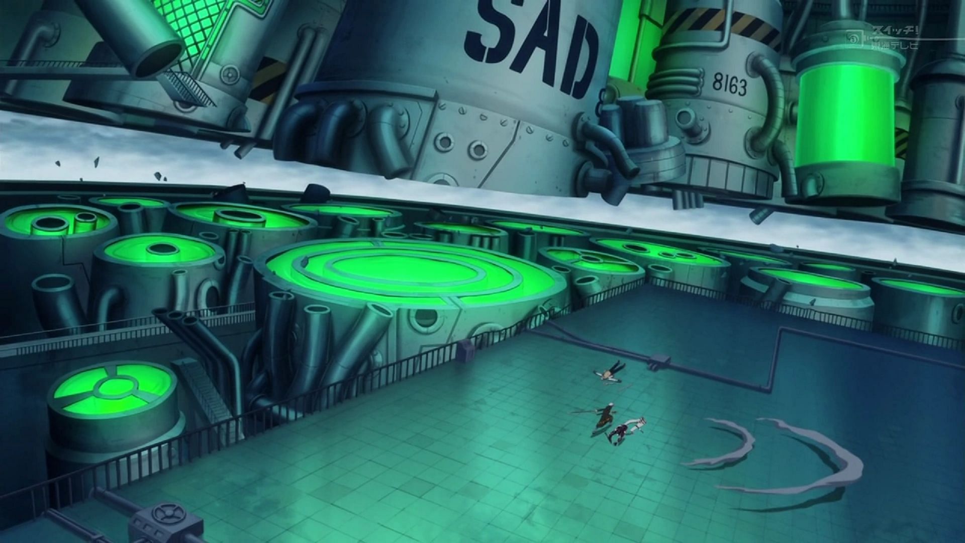 The SAD laboratory was cut in half by Law&#039;s final attack against Vergo (Image via Toei Animation, One Piece)
