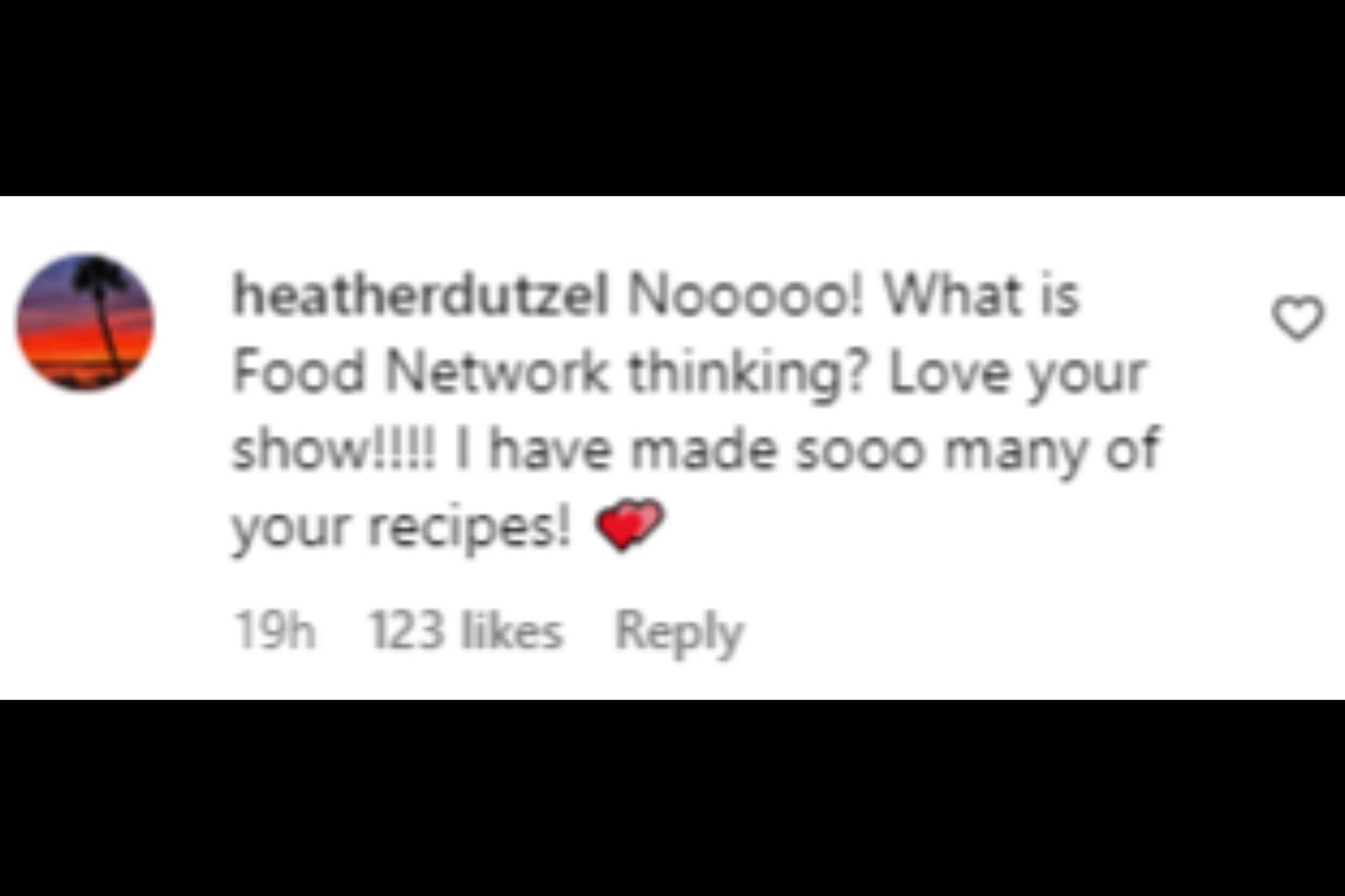 Fans react to Valerie&#039;s cooking show cancellation. (Image via Instagram/@wolfiesmom)