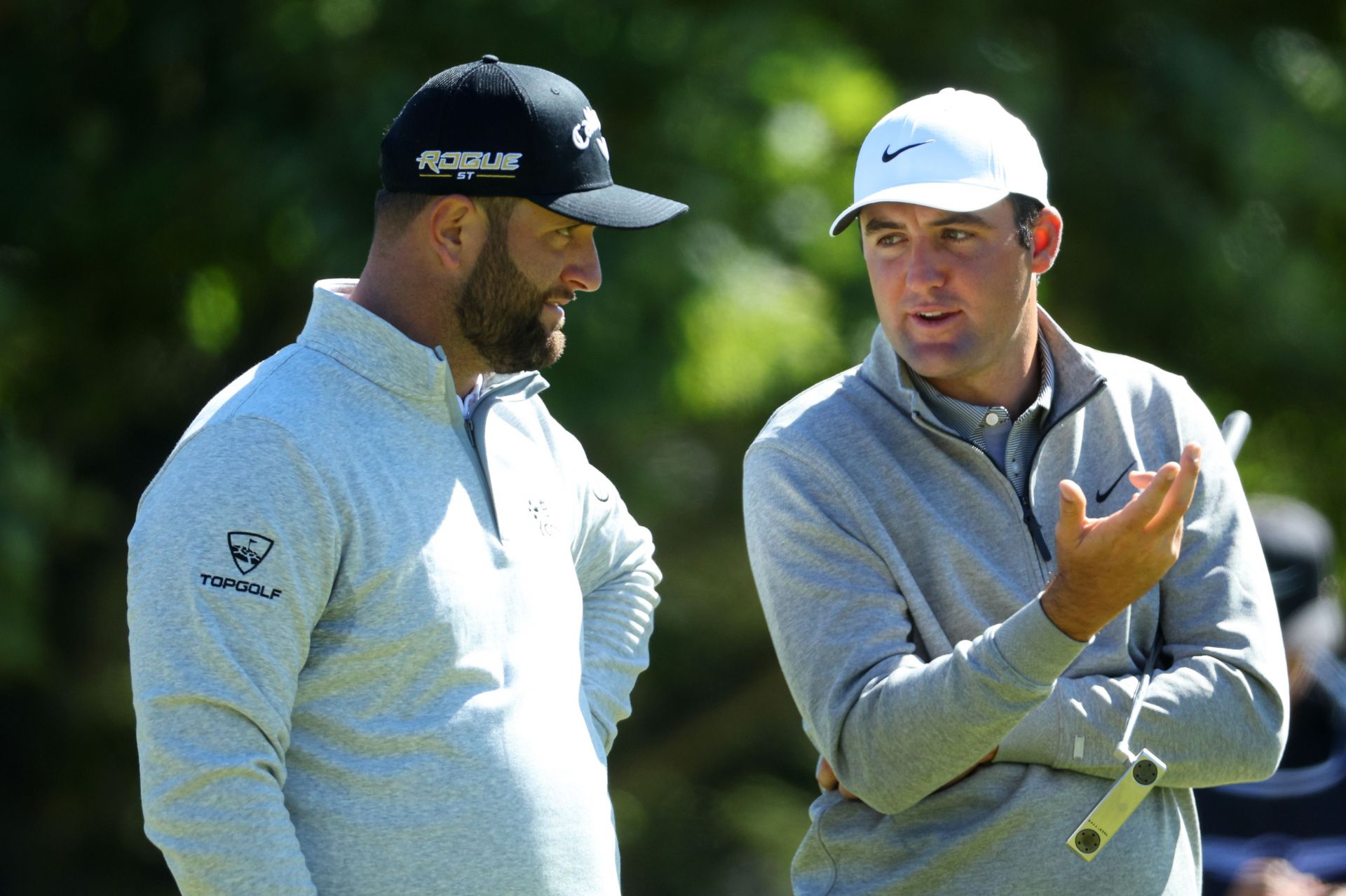 Scottie Scheffler and Jon Rahm together