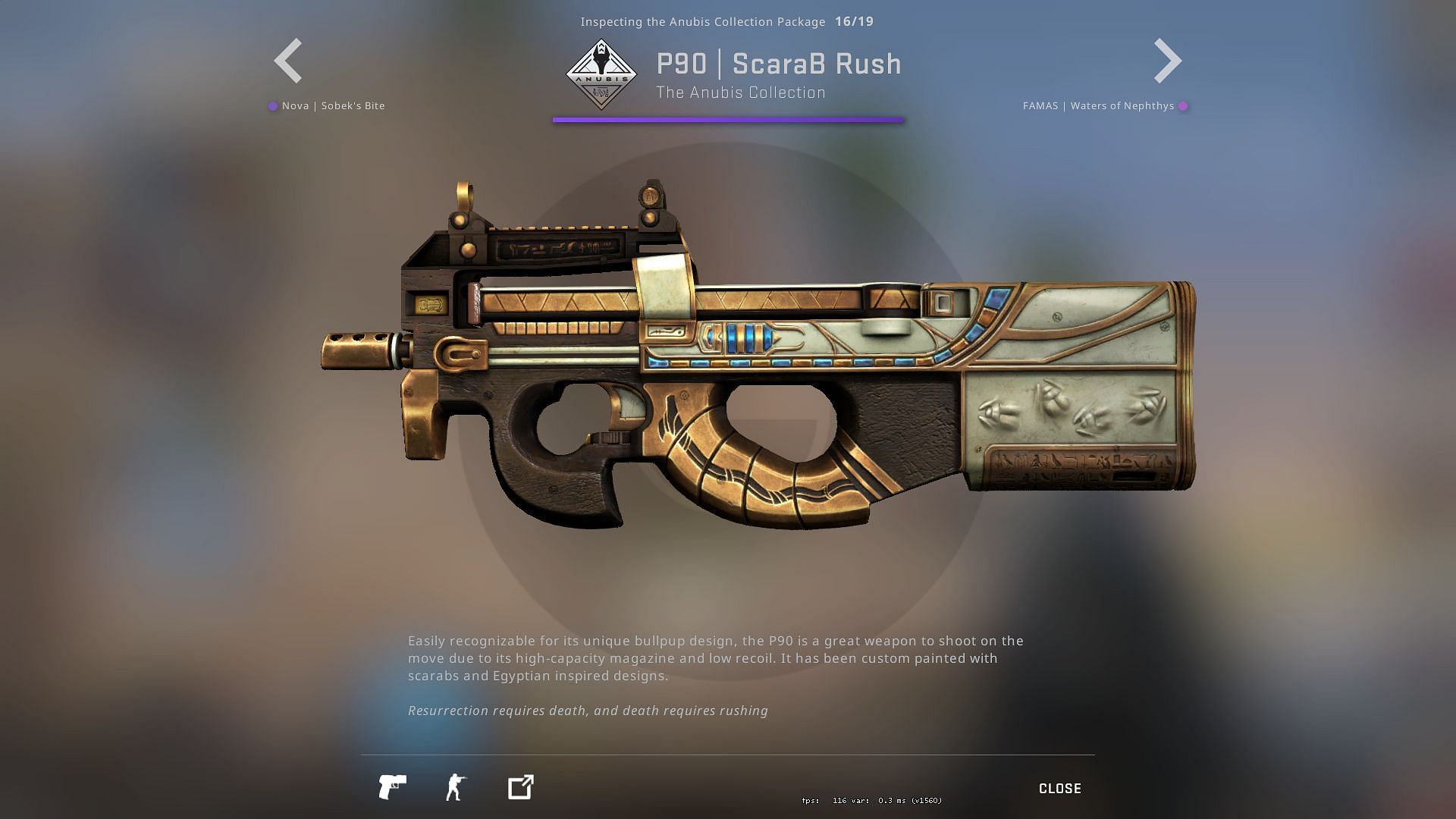 P90 | ScaraB Rush (Image via Sportskeeda)