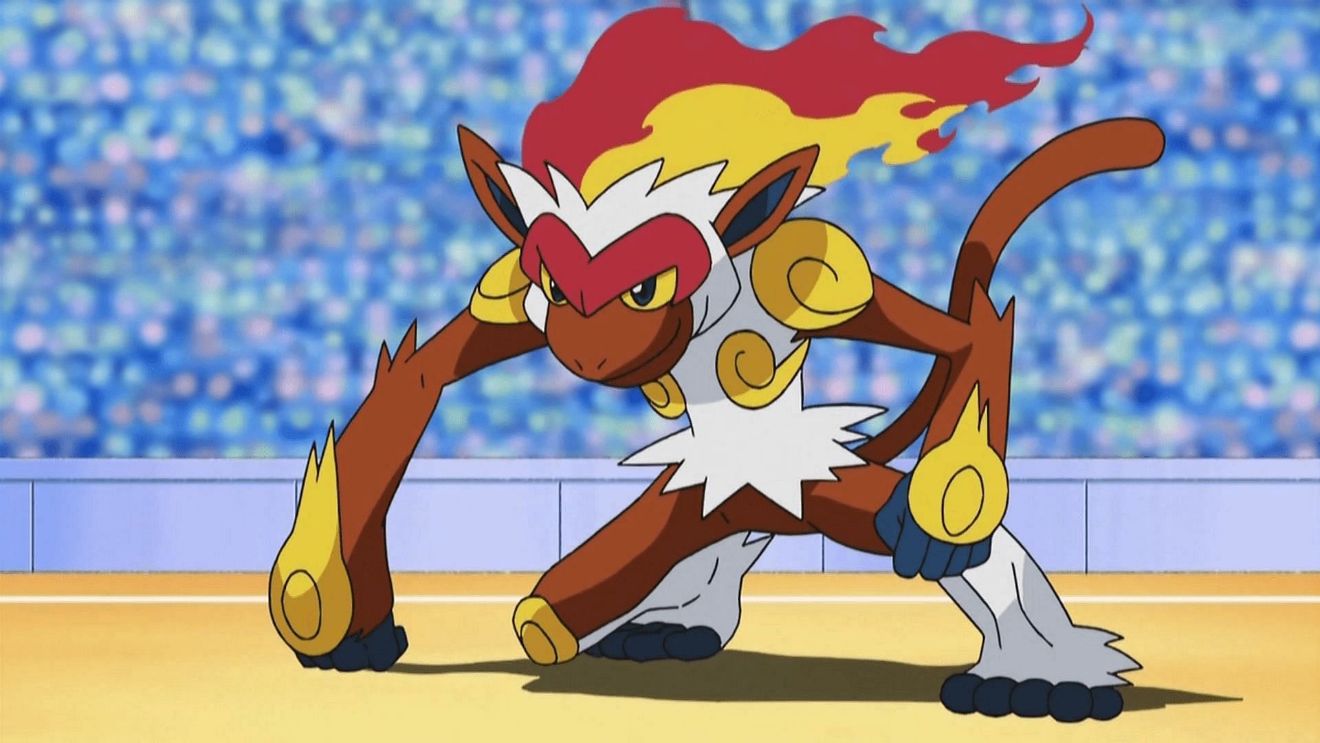 Infernape could return in a future DLC update (Image via OLM, Inc)