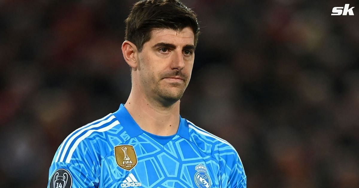 Real Madrid goalkeeper Thibaut Courtois takes a cheeky dig at Barcelona
