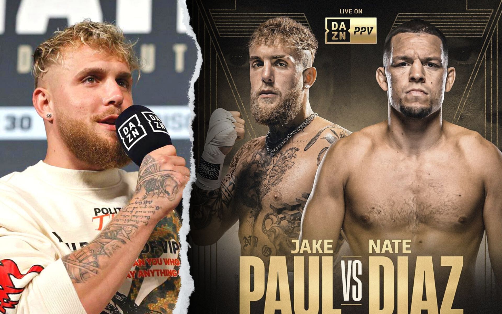 Jake Paul vs Nate Diaz [Image credits: @jakepaul on Instgaram]