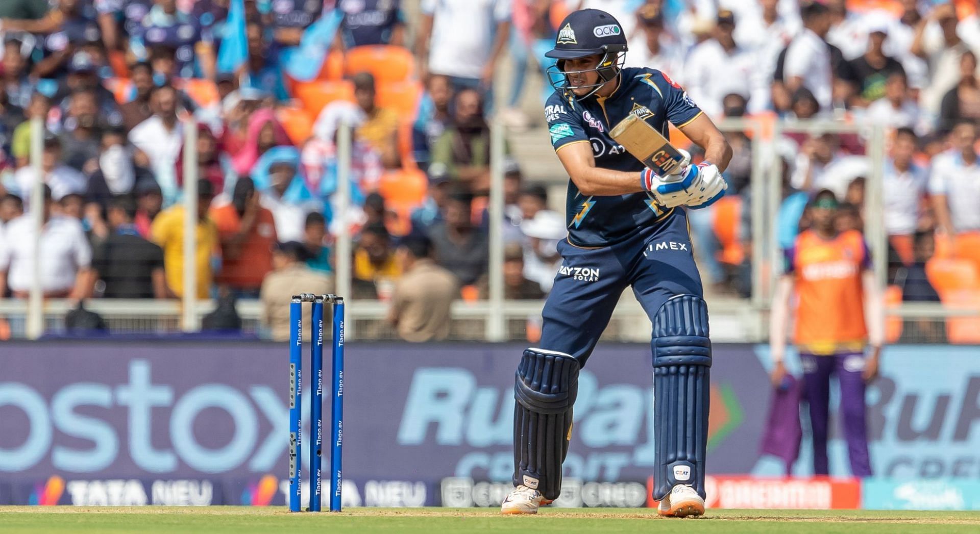 Shubman Gill reached the landmark in his 77th IPL game. 