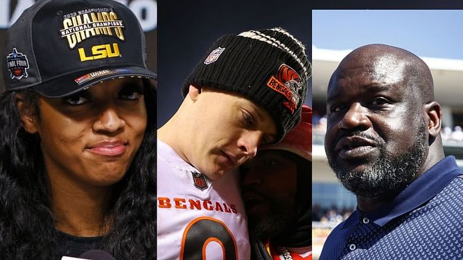 NBA legend Shaquille O'Neal disses Joe Burrow, names Angel Reese as the greatest LSU athlete: “She is way more athletic than he is”