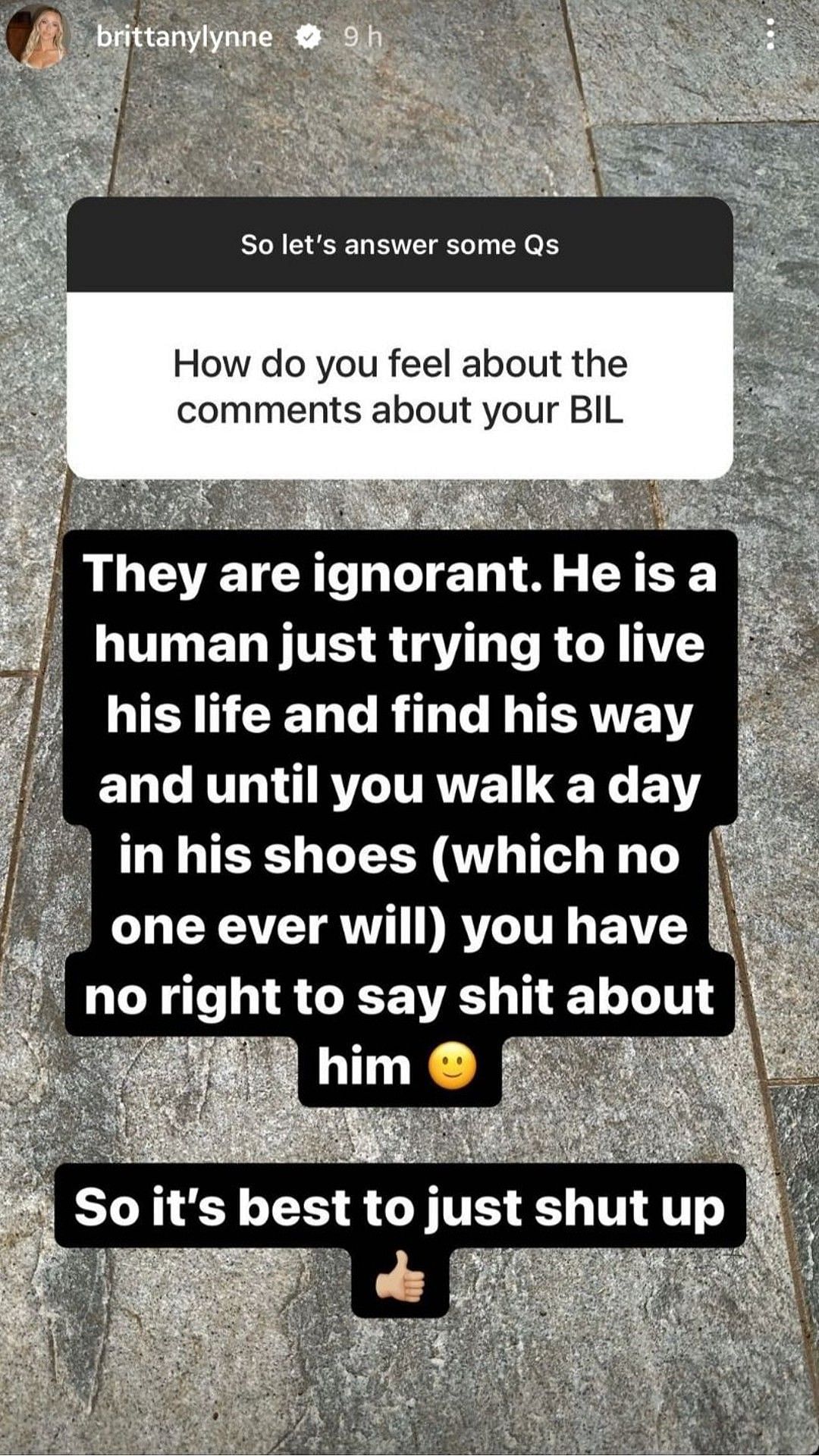 Brittany Mahomes answered a question about the allegations against Jackson Mahomes during an IG Q&amp;A session.