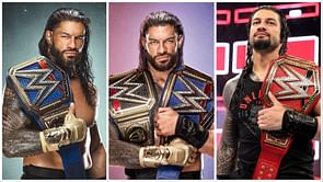 3 wrestlers who won both the red and blue versions of the WWE Universal Championship