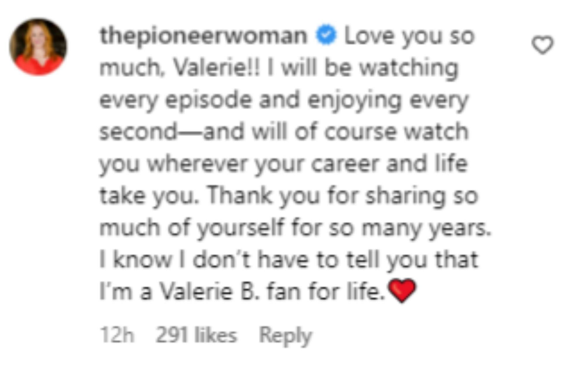 Fans react to Valerie&#039;s cooking show cancellation. (Image via Instagram/@wolfiesmom)