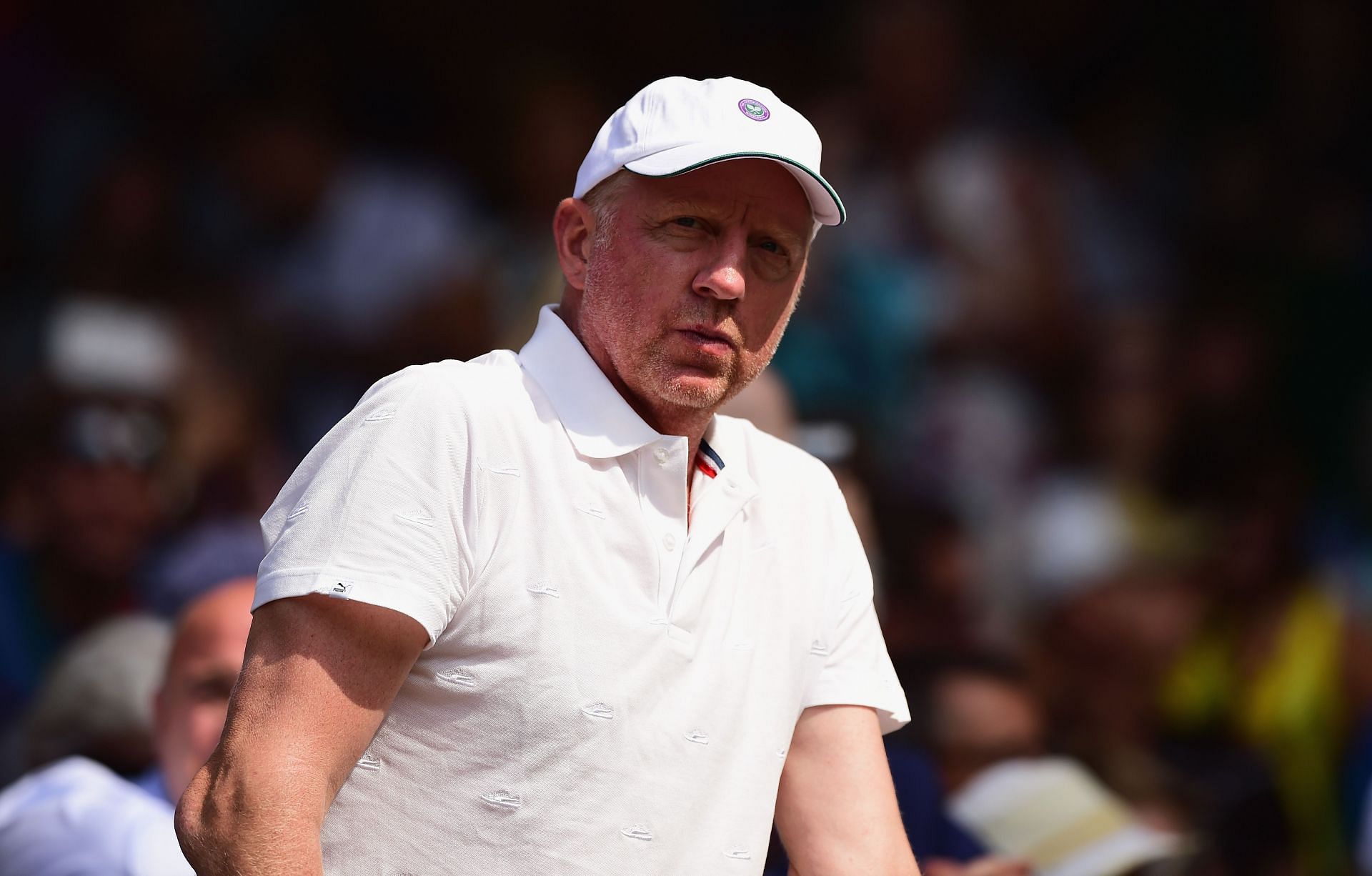 Boris Becker during The Championships - Wimbledon 2015.