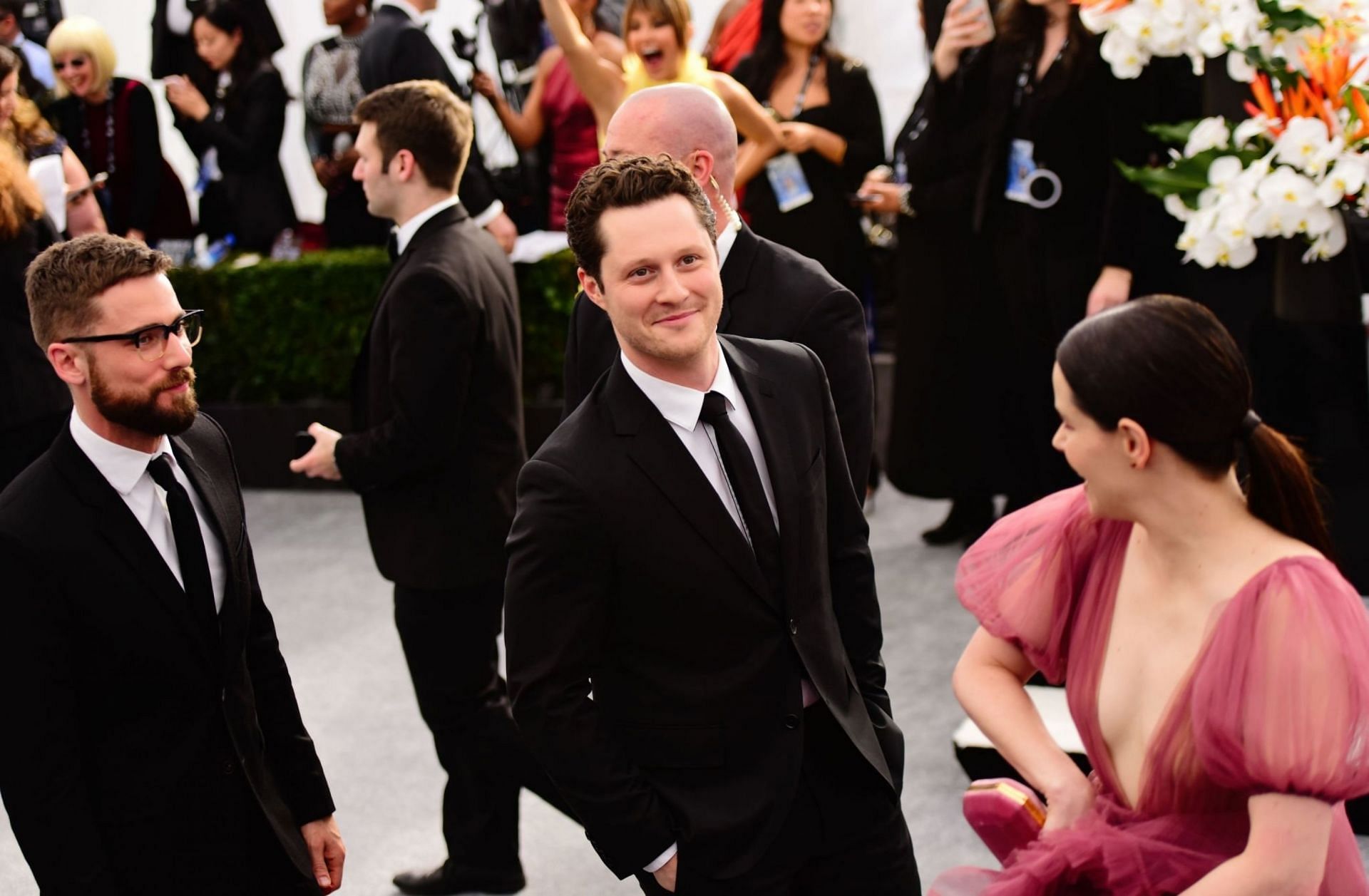 Noah Reid (Centre) at the 26th annual Screen Actors Guild Awards at The Shrine Auditorium on January 19, 2020 in Los Angeles, California.(Image via Getty Images)