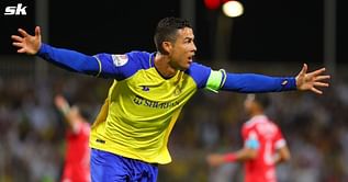 Watch: Cristiano Ronaldo scores header to break 3 match goalless streak as Al-Nassr take early lead against Al-Raed