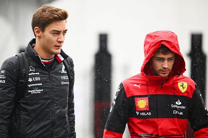 "He needs to have a touch of bravery" - Charles Leclerc 'little bit ahead' of George Russell, according to F1 pundit