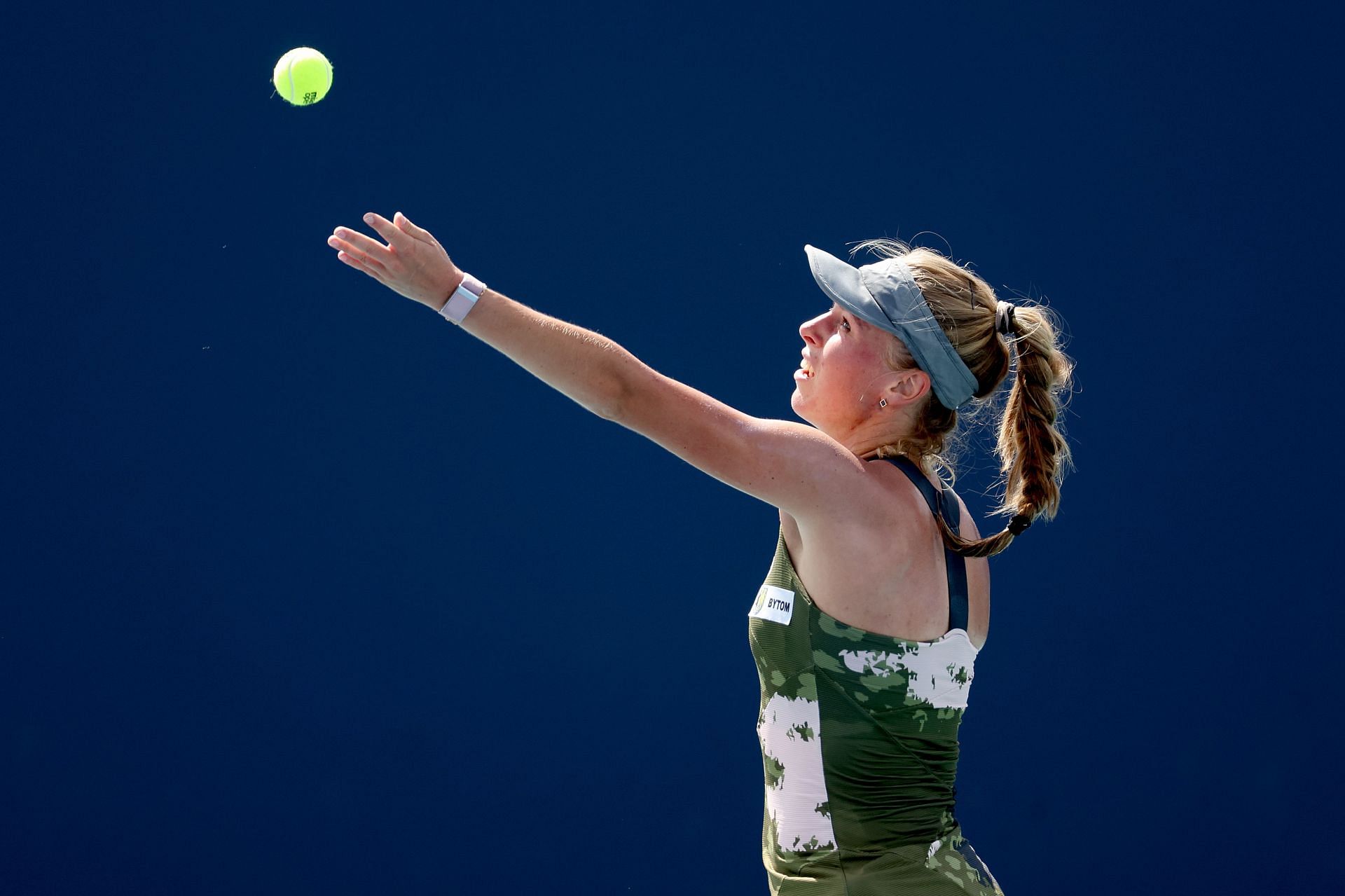 Magdalena Frech at the 2023 Miami Open.