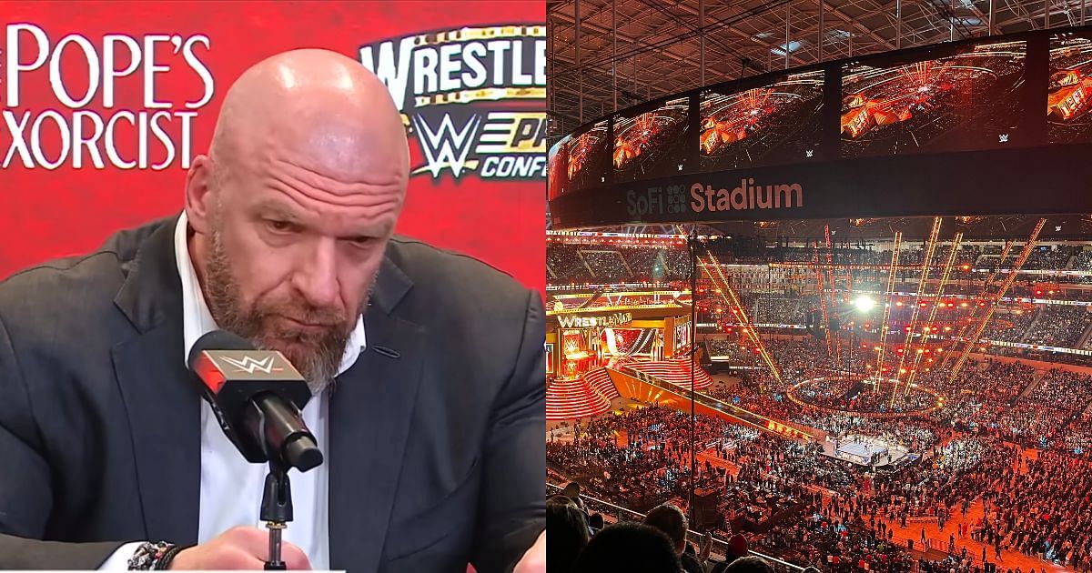 Triple H addressed the media after an eventful WrestleMania.