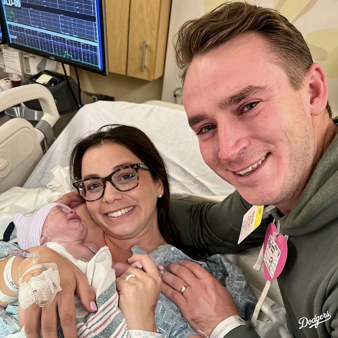 L.A. Dodgers Pitcher Evan Phillips and Wife Welcome First Baby: Photo