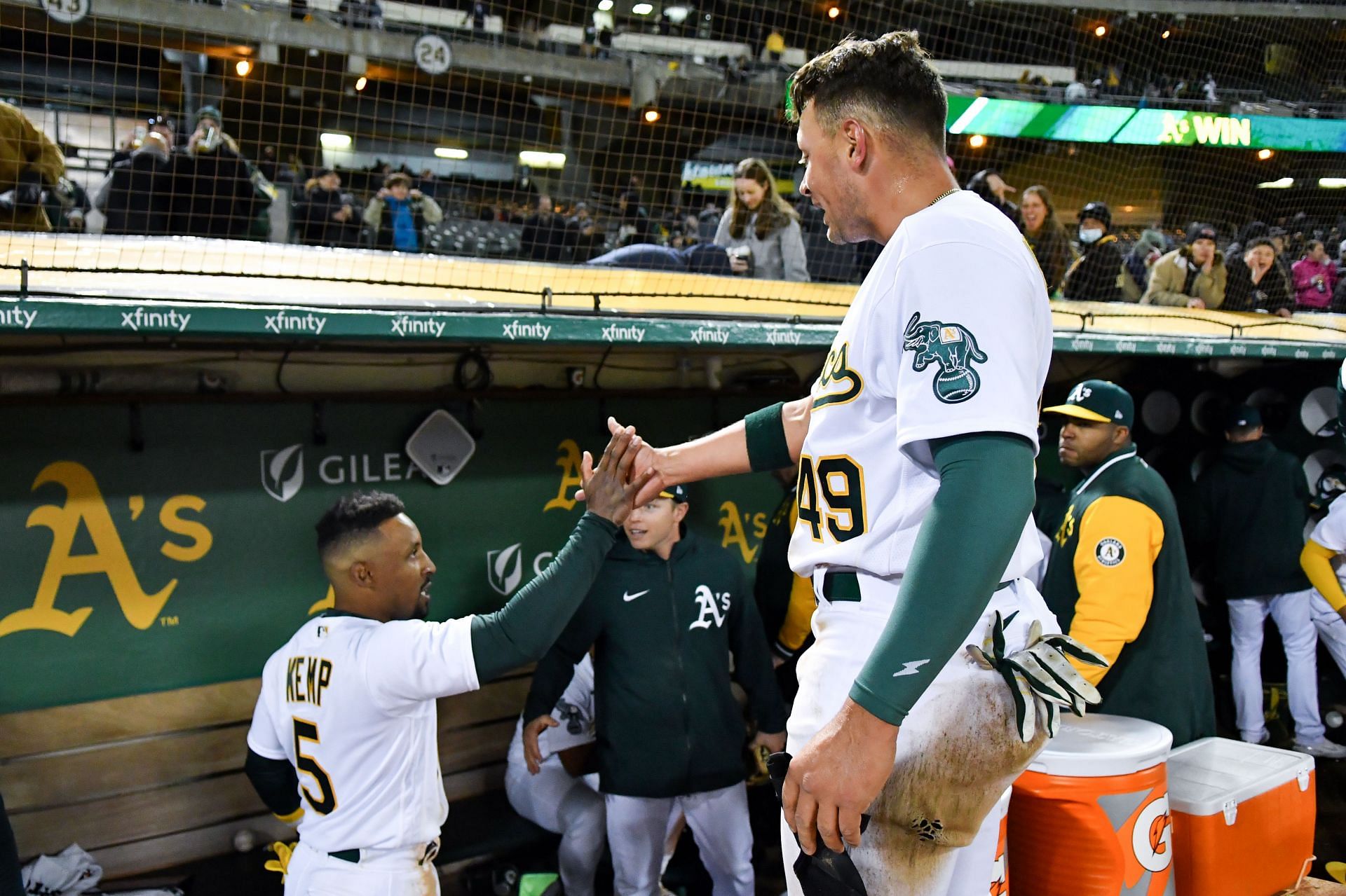 Oakland A's Game #43: A's hold on in Texas slugfest, win 10-6 over