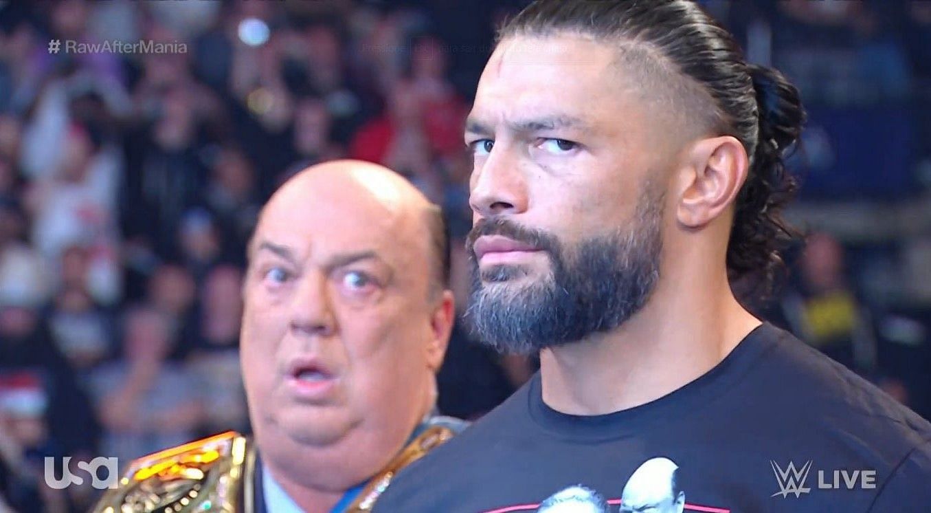 Paul Heyman and Undisputed WWE Universal Champion Roman Reigns