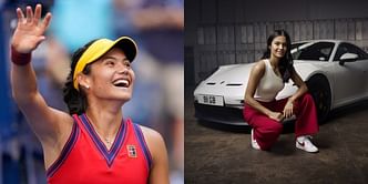 In pictures: Emma Raducanu spends her day on the racing tracks