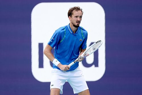 Daniil Medvedev at the 2023 Miami Open.