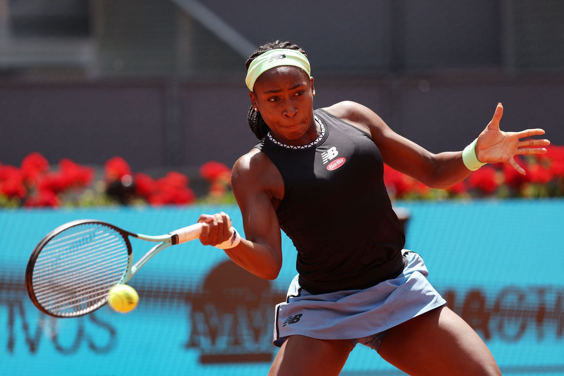 Coco Gauff at the 2023 Madrid Open.