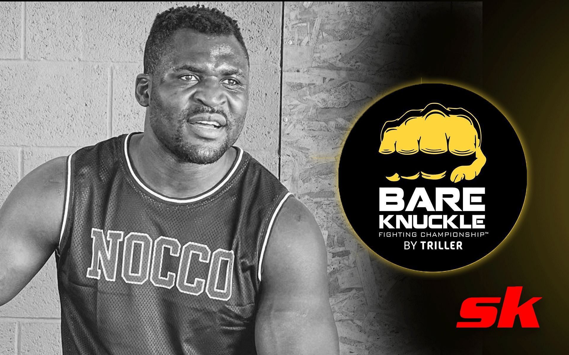 Francis Ngannou reportedly has &quot;unrealistic&quot; expectations from the BKFC [Image courtesy: @francisngannou, @bareknucklefc on Instagram]