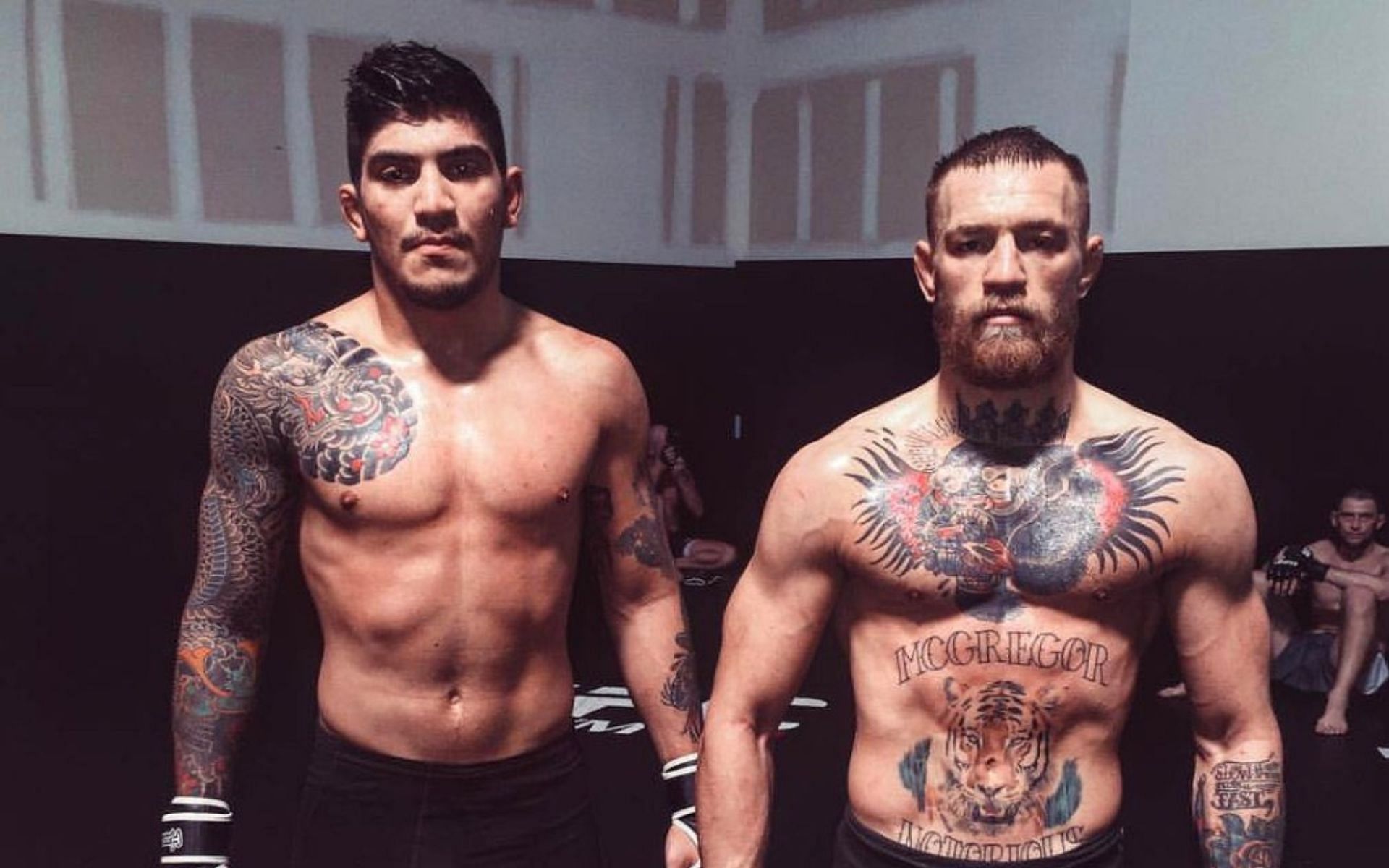 Dillon Danis [Left] Conor McGregor [Right] [Image courtesy: @TheMacLife (Twitter)]