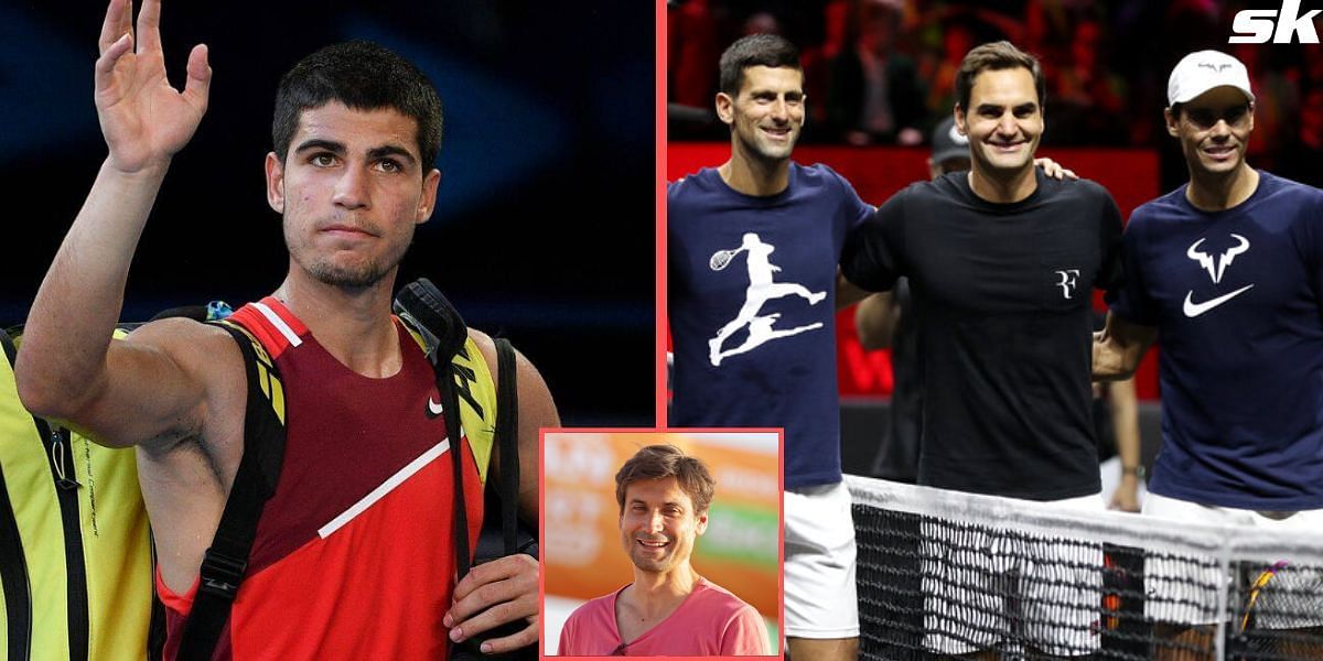 Carlos Alcaraz Rafael Nadal Roger Federer Novak Djokovic David Ferrer