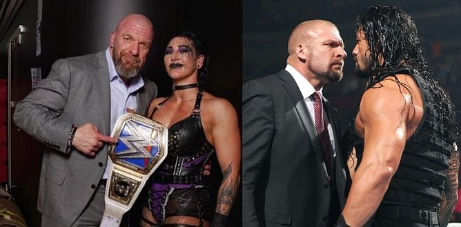 Triple H compares Rhea Ripley's character to Roman Reigns', claims she is at The Tribal Chief's level now