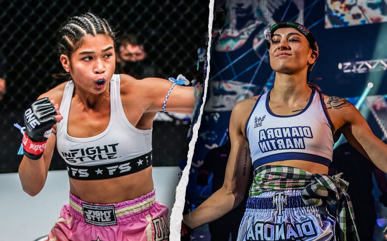 Jackie Buntan (L) / Diandra Martin (R) -- Photo by ONE Championship